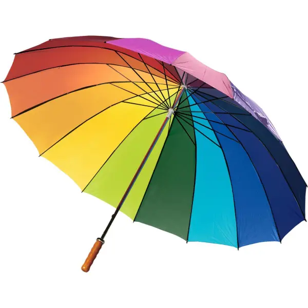 Ombrello arcobaleno 16 pannelli Haya - Immagine 1
