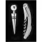 Set vino 2 accessori in acciaio inox Eve - Anteprima 4