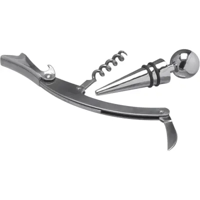 Set vino 2 accessori in acciaio inox Eve