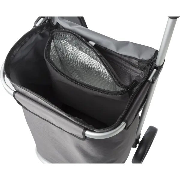 Carrello shopping pieghevole in poliestere Susanita - Immagine 3