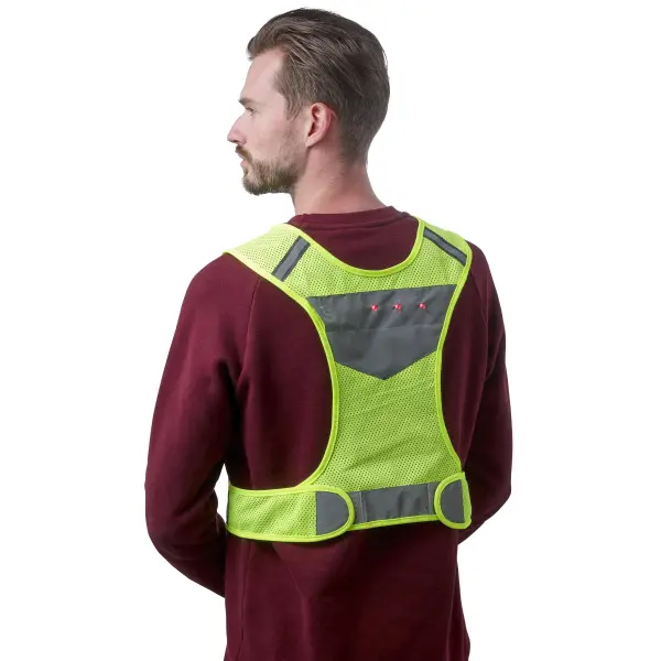 Gilet riflettente MINNA in nylon 600D personalizzabile - Immagine 4