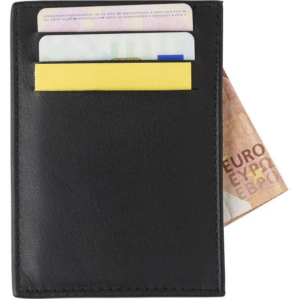 Porta carta di credito RFID in pelle Logan - Immagine 2
