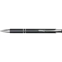 Penna a sfera in alluminio con strato gommoso Yvette