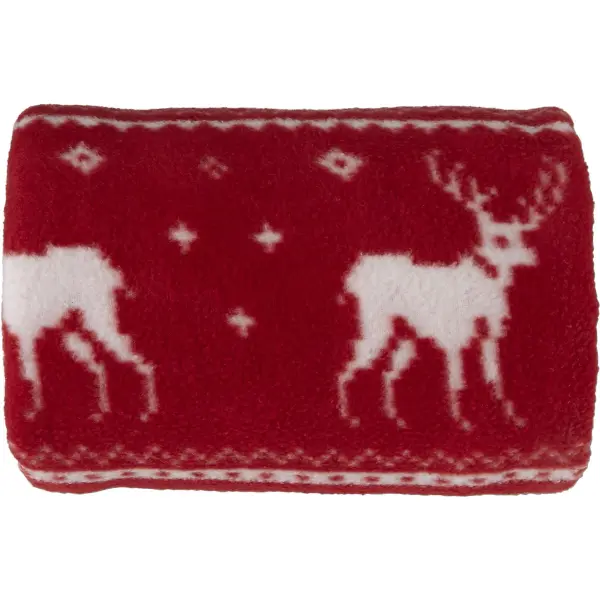 Coperta in pile a tema natalizio con renne design Jane - Immagine 2