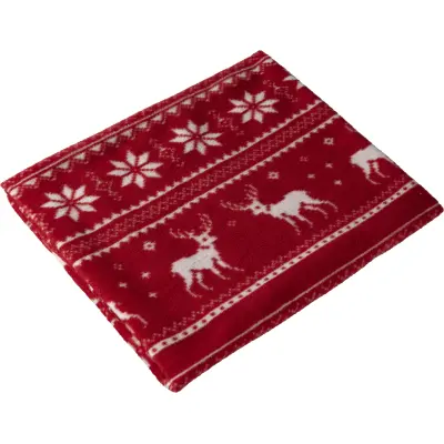 Coperta in pile a tema natalizio con renne design Jane - Immagine 3