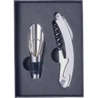 Set da vino 2 accessori in acciaio inox Dale