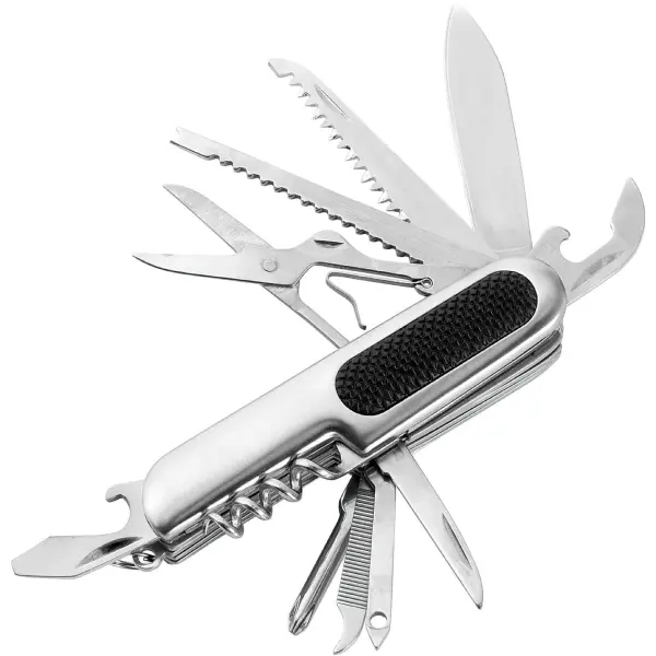 Coltellino tascabile 10 funzioni in acciaio inox - Immagine 2