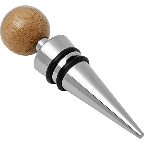 Set vino in bamboo ed acciaio inox Leonie - Immagine 4