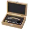 Set vino in bamboo ed acciaio inox Leonie - Anteprima 1