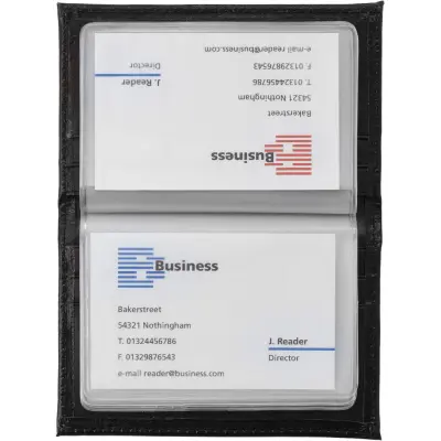 Porta carta di credito in similpelle Bethany