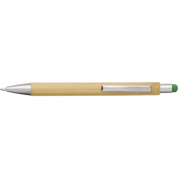 Penna a sfera in bamboo capacitiva refill blu Claire - Immagine 4