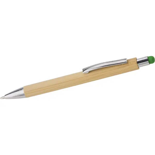 Penna a sfera in bamboo capacitiva refill blu Claire - Immagine 1