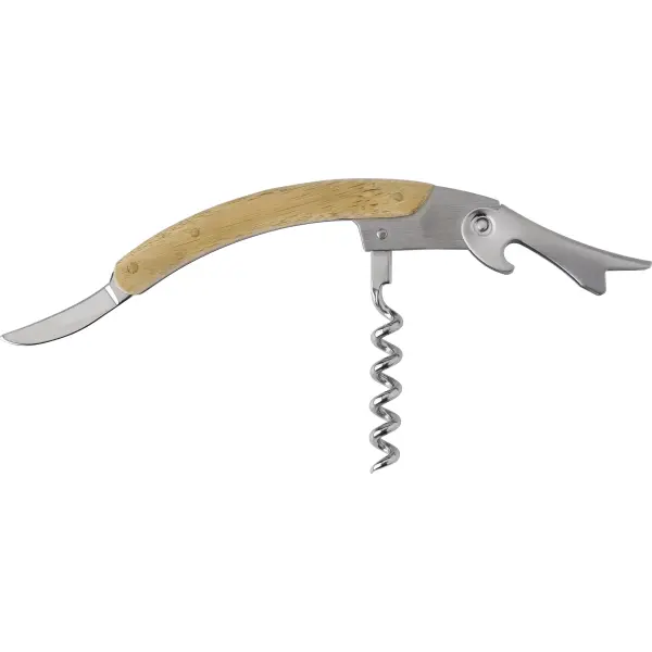 Coltello da cameriere in bamboo e acciaio inox Lenny - Immagine 3