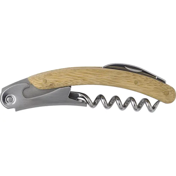 Coltello da cameriere in bamboo e acciaio inox Lenny - Immagine 2