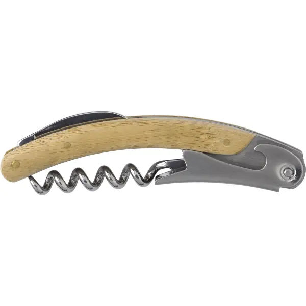 Coltello da cameriere in bamboo e acciaio inox Lenny - Immagine 1