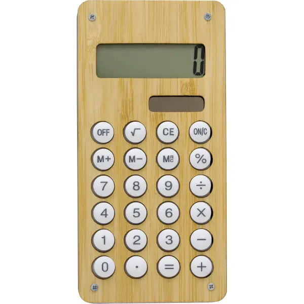 Calcolatrice in bamboo e ABS Thomas - Immagine 5