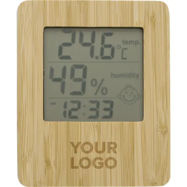 Stazione meteorologica in bamboo e ABS Piper - Immagine 3