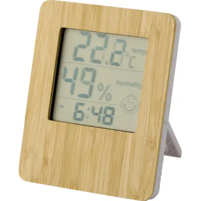 Stazione meteorologica in bamboo e ABS Piper - Immagine 1