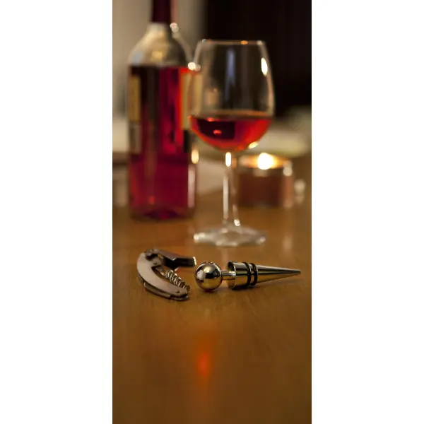 Set vino 2 accessori in acciaio inox Eve - Immagine 2