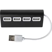Hub USB in alluminio Leo