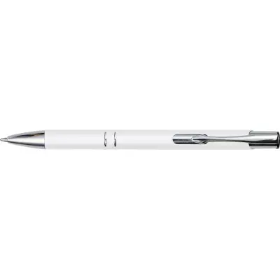 Penna a sfera in alluminio con strato gommoso Yvette - Immagine 4