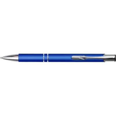 Penna a sfera in alluminio con strato gommoso Yvette - Immagine 6