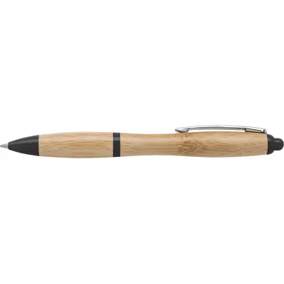 Penna a sfera HETTY in bamboo con stampa logo