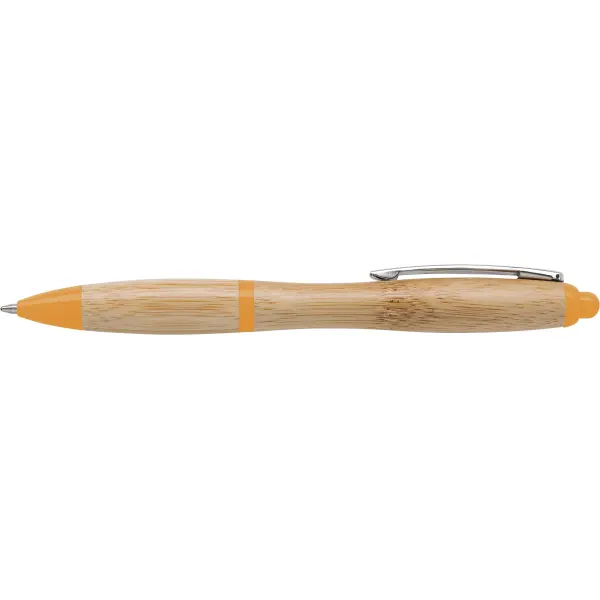 Penna a sfera HETTY in bamboo con stampa logo - Immagine 3