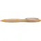 Penna a sfera HETTY in bamboo con stampa logo - Anteprima 3