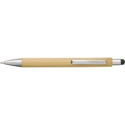 Penna a sfera in bamboo capacitiva refill blu Claire - Immagine 5