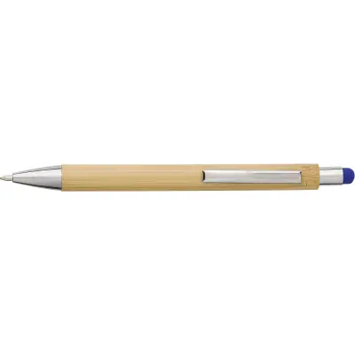 Penna a sfera in bamboo capacitiva refill blu Claire - Immagine 6