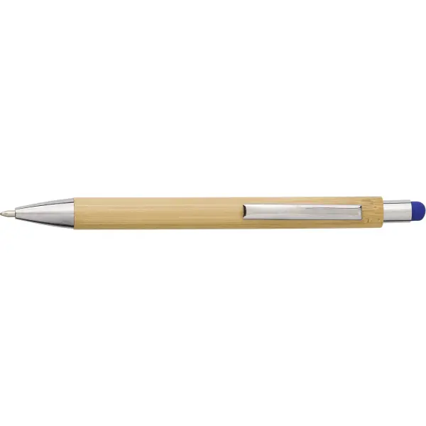 Penna a sfera in bamboo capacitiva refill blu Claire - Immagine 6