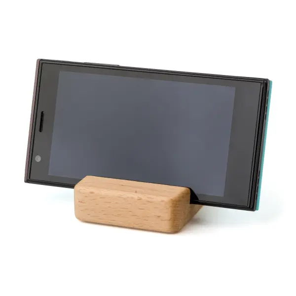 Porta telefono NYLA in legno 8 x 6 x 2 cm personalizzato - Immagine 2