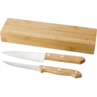Set 2 coltelli in bamboo confezione Tony