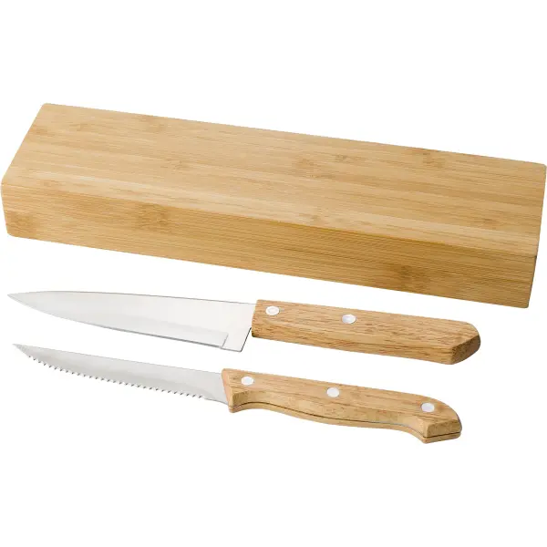 Set 2 coltelli in bamboo confezione Tony - Immagine 1
