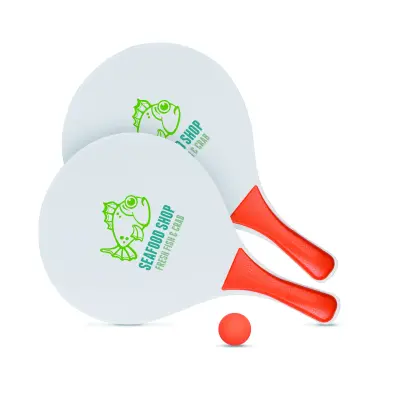 Giochi da spiaggia MATCH in legno ricomposto 38 cm - Immagine 6