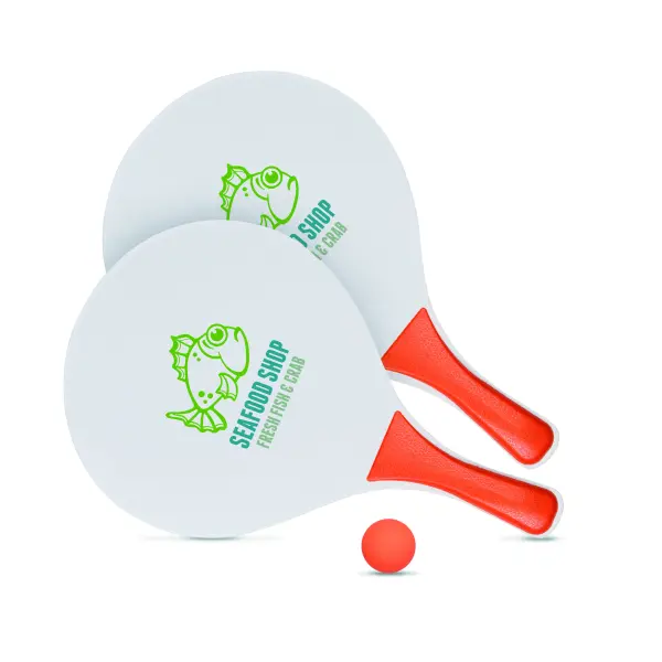 Giochi da spiaggia MATCH in legno ricomposto 38 cm - Immagine 6