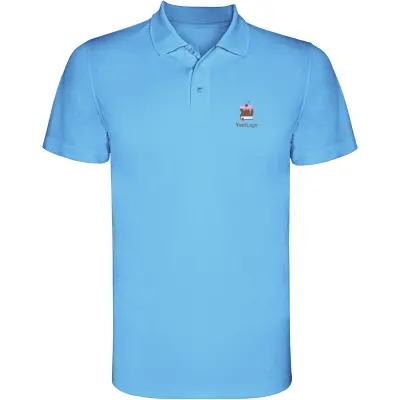 Polo sportiva Monzha 150 g/m² con stampa logo - Immagine 32