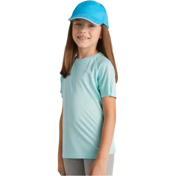 T-shirt sportiva bambino BAHRAIN da 135 g/m² con stampa - Immagine 3