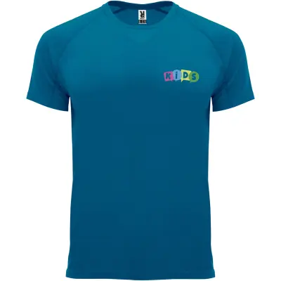 T-shirt sportiva bambino BAHRAIN da 135 g/m² con stampa - Immagine 11