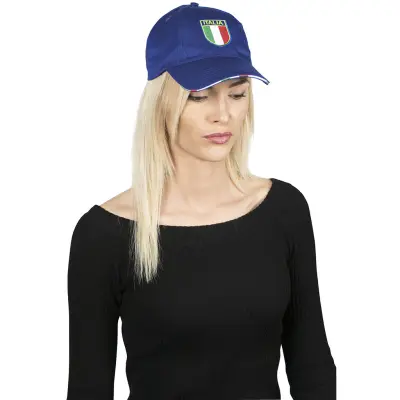 Cappellino con scudetto Italia NAZZARENO - Immagine 2