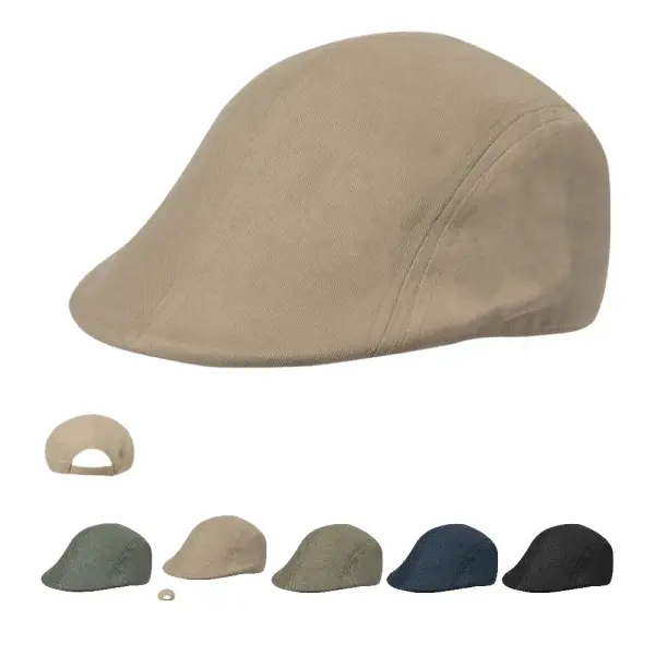 Cappellino BRUCK in cotone con visiera e velcro - Immagine 1