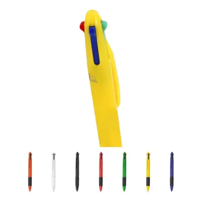 Penna multicolore ZORZAL con ABS riciclato resistente - Immagine 1