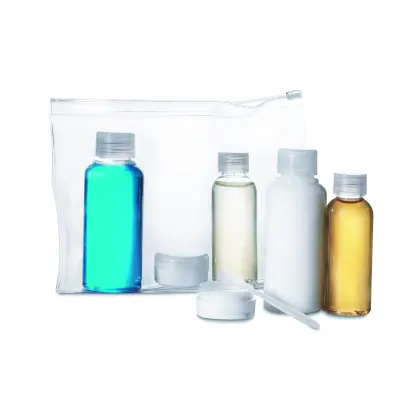 Set da viaggio AIRPRO con 4 flaconi e porta lenti - Immagine 2