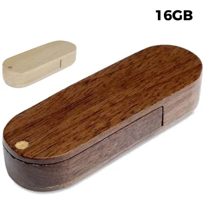 USB 16GB Flash Drive Promozionale - Woody Flash