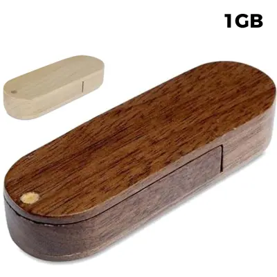 USB 1GB Flash Drive Pubblicitaria - Woody Flash