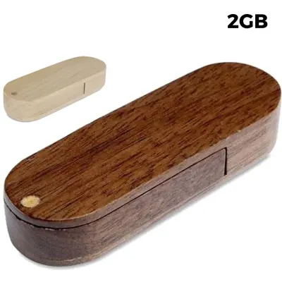 USB 2GB Chiavetta USB Personalizzabile - Woody Flash