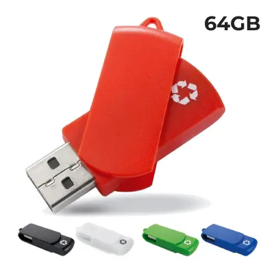 USB 64GB Chiavetta USB Personalizzabile - Recycloflash