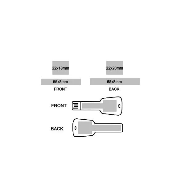 USB 4GB Chiavetta USB Pubblicitaria - Chiave II - Immagine 2