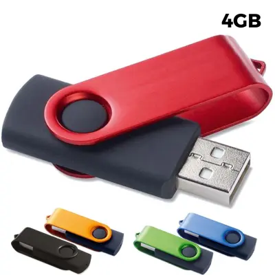 USB 4GB Flash Drive Promozionale - Twister Color - Immagine 1